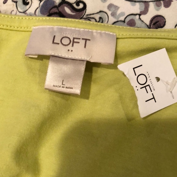 Ann Taylor Loft sleeveless dress with tie size L - Picture 6 of 7